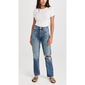 AGOLDE 90's Pinch Waist High Rise Straight Jeans